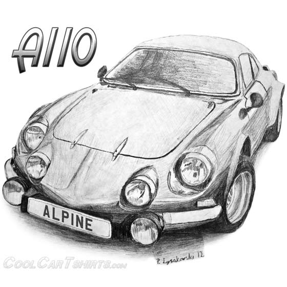 Alpine a110 tshirt