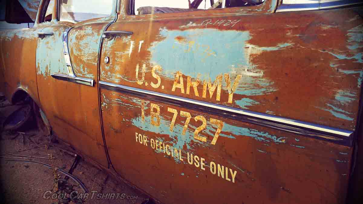 old US army car