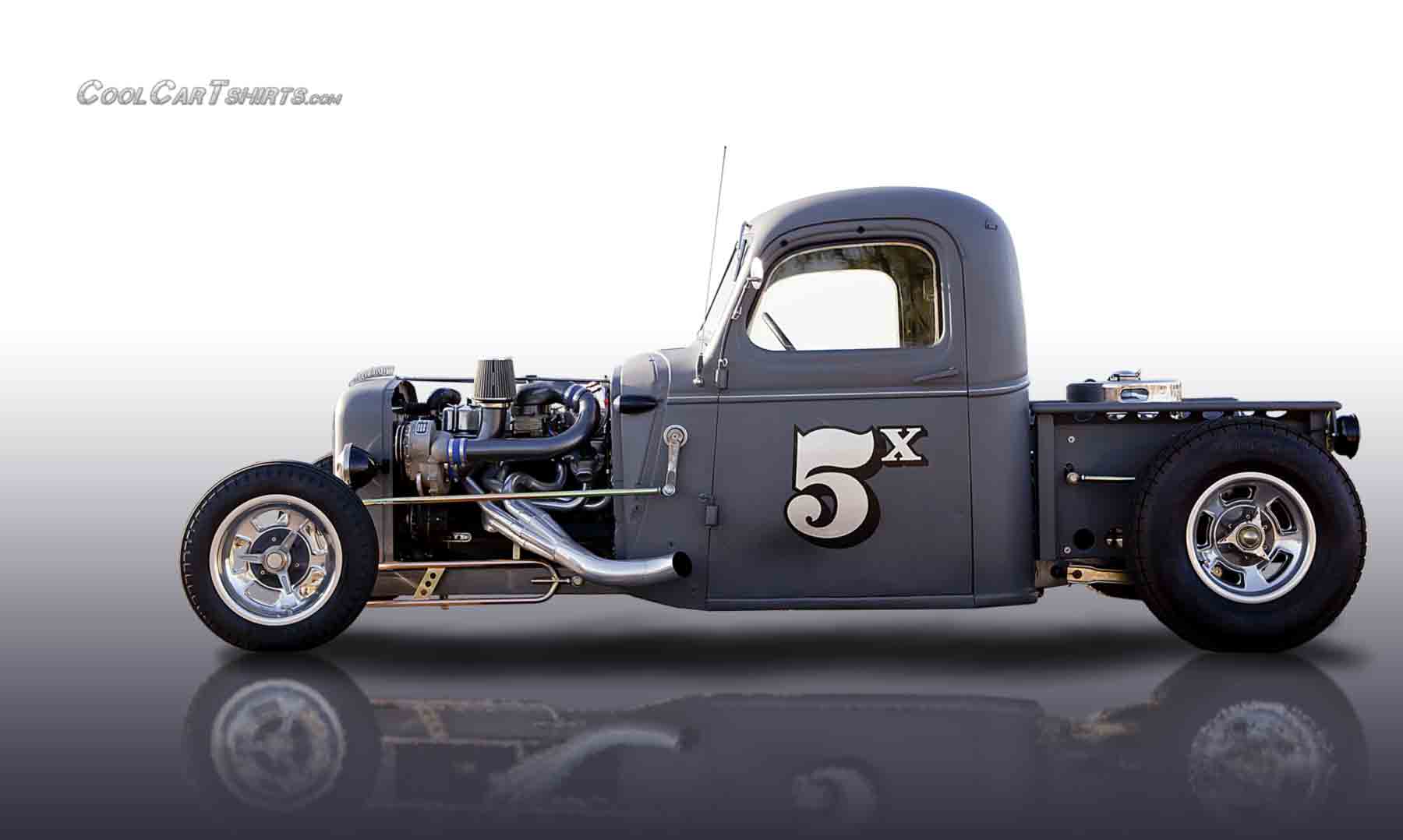 Supercharged Hot Rod truck