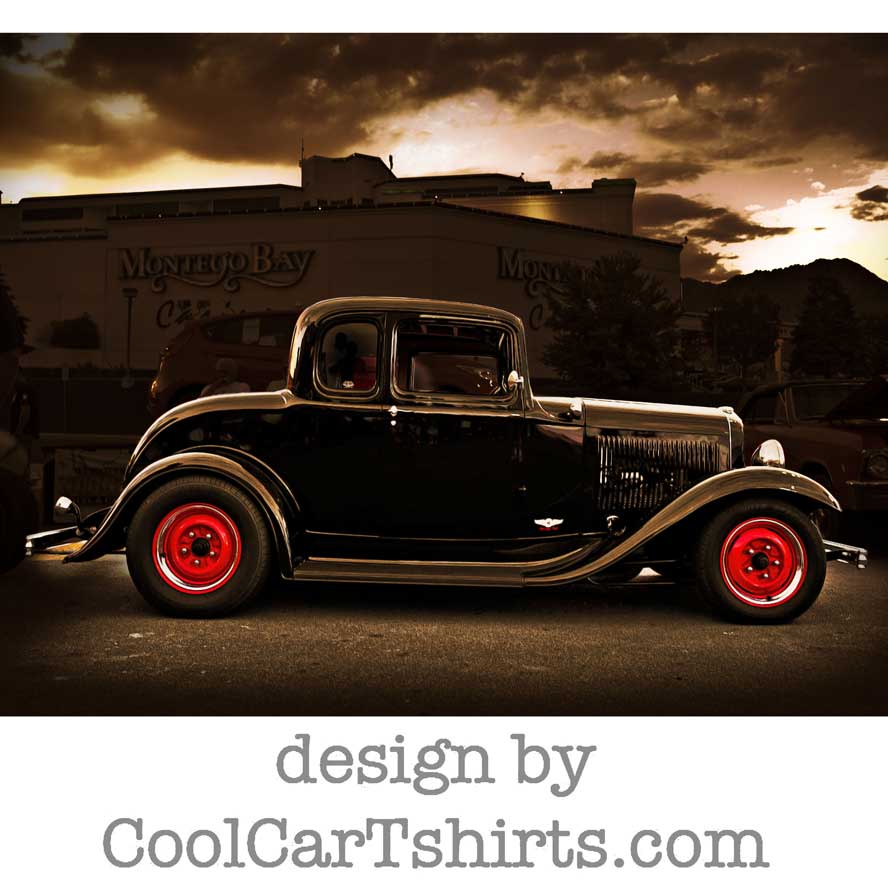 1932 Black Ford 5 Window t-shirt